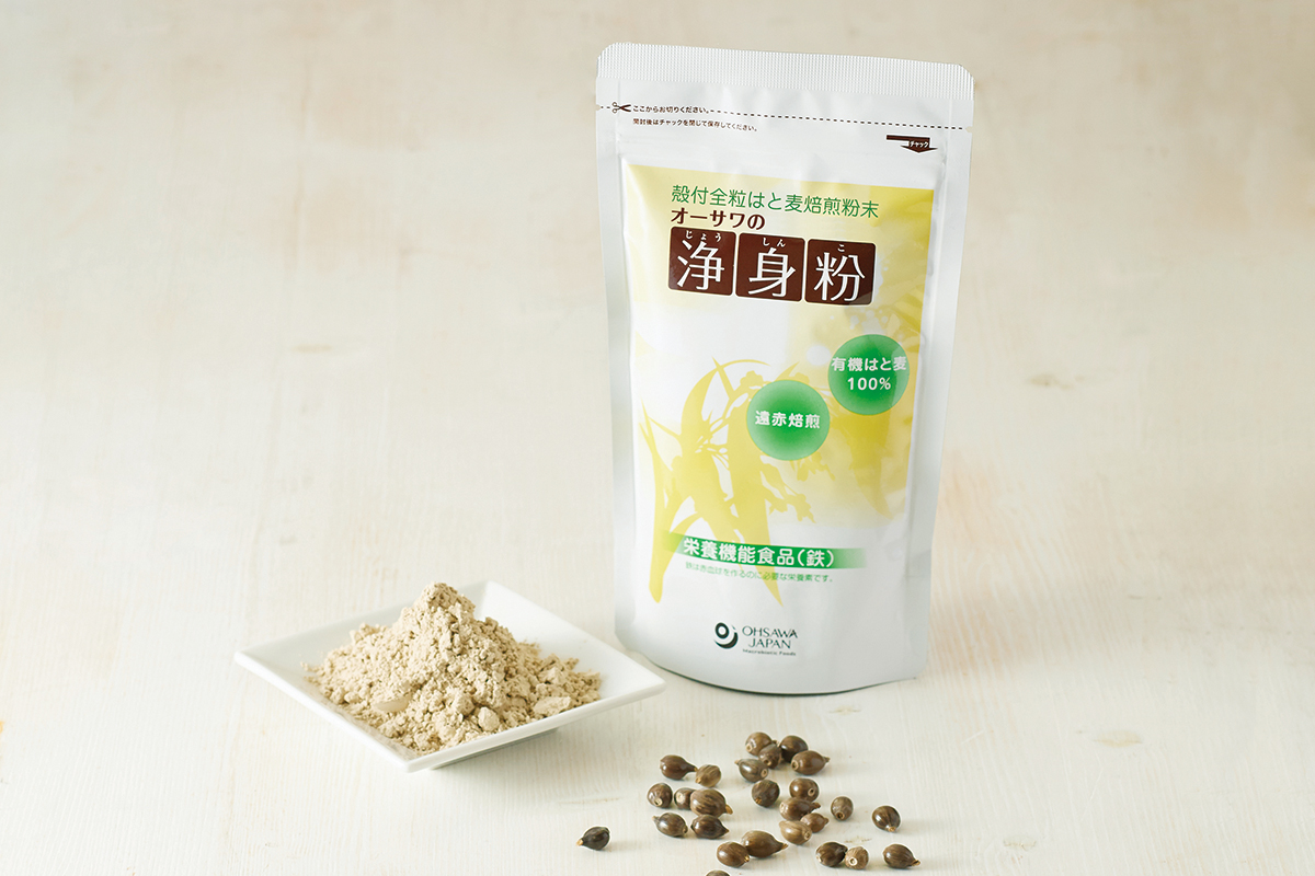 オーサワの浄身粉(有機はと麦使用)