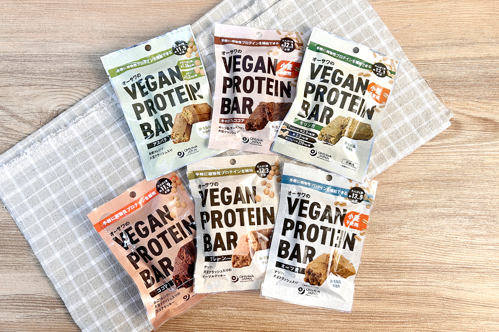 オーサワのVEGAN PROTEIN BAR