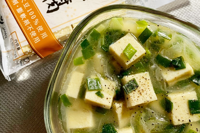 高野豆腐の中華煮