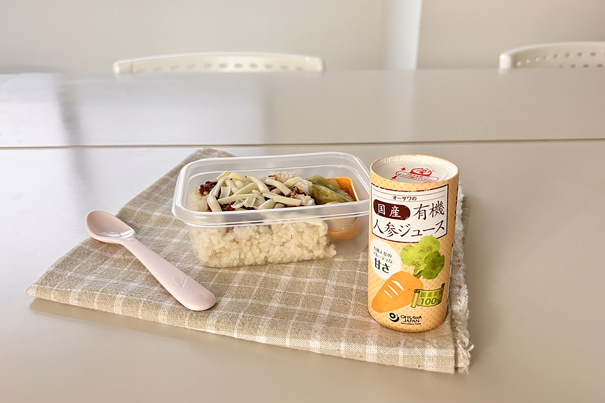 オーサワの国産有機人参ジュース ランチ
