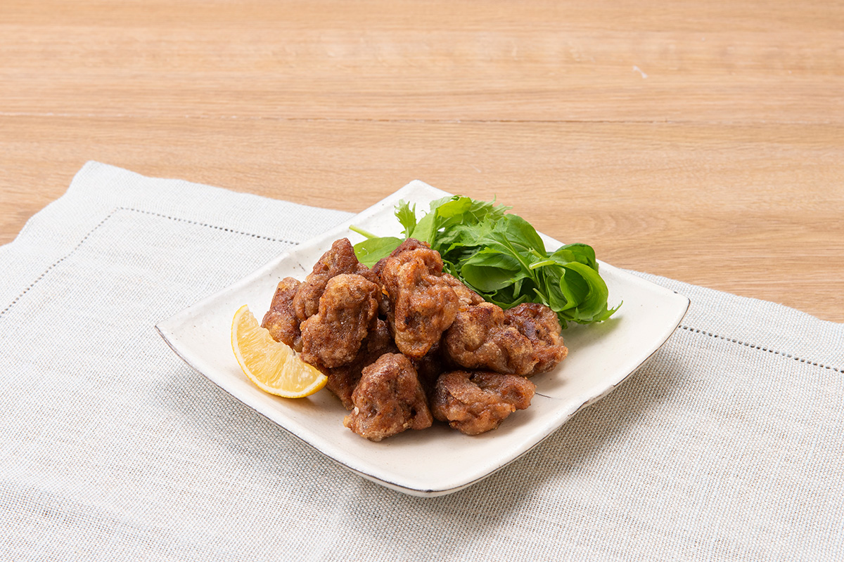 美味しい大豆からあげが簡単に作れる 「粉をつけて揚げるだけ!オーサワの大豆からあげ(下味付き)」
