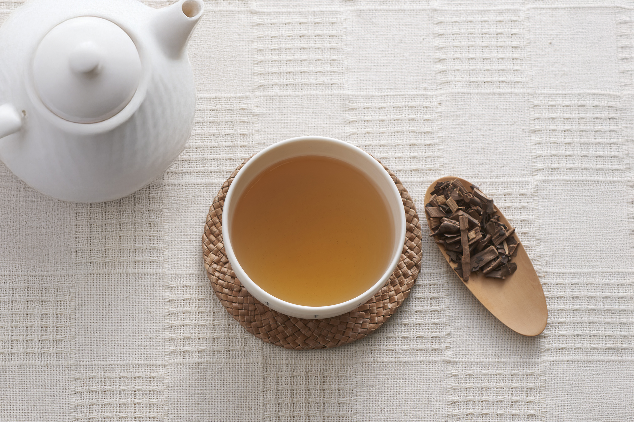 新発売　「オーサワの薪火晩茶（三年番茶）冬摘み」　