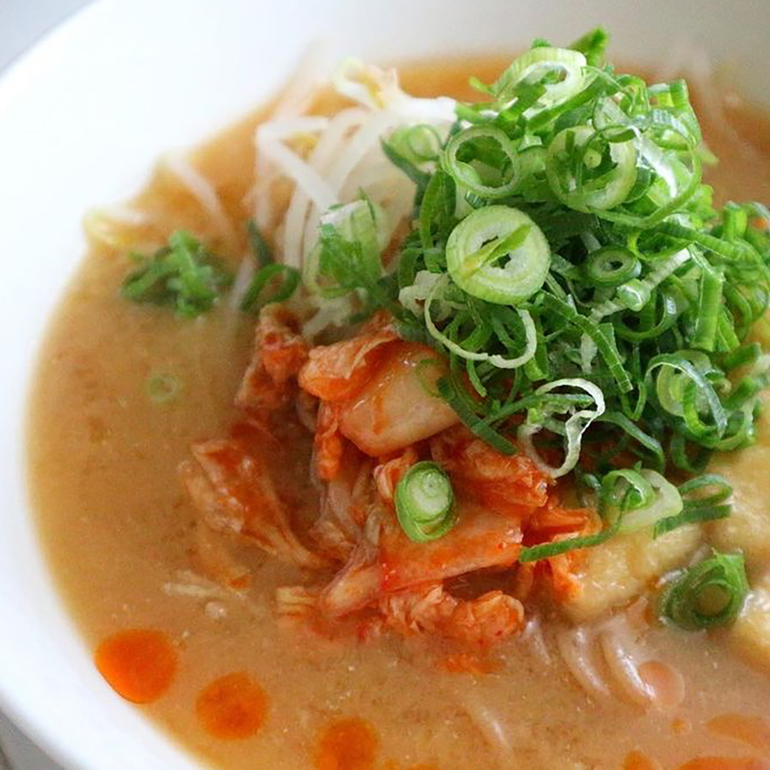 オーサワの中華だしヴィーガン味噌ラーメン