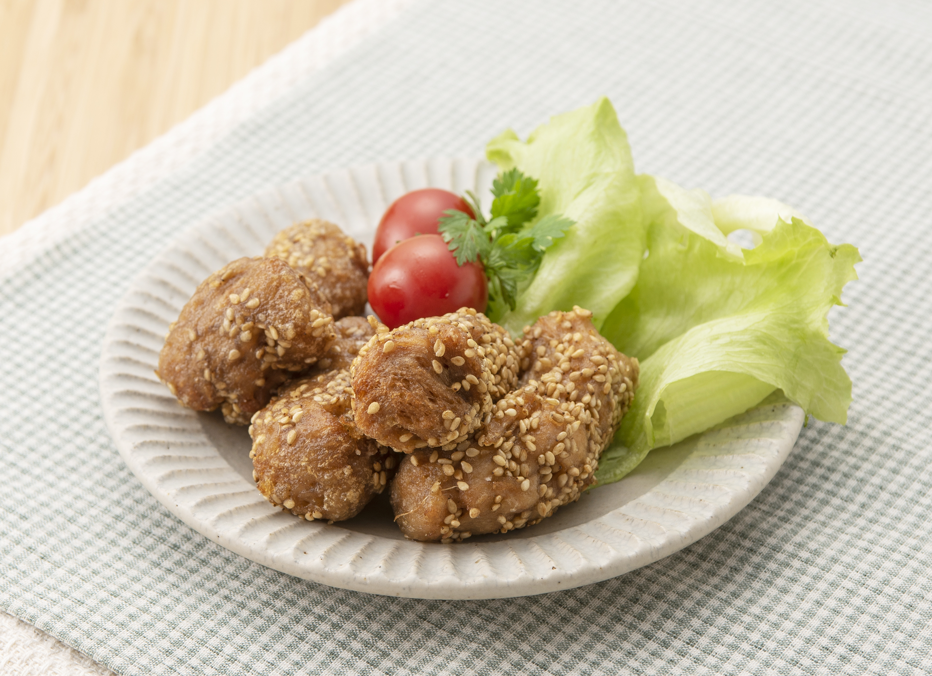 大豆からあげ　ごま　胡麻　ゴマ