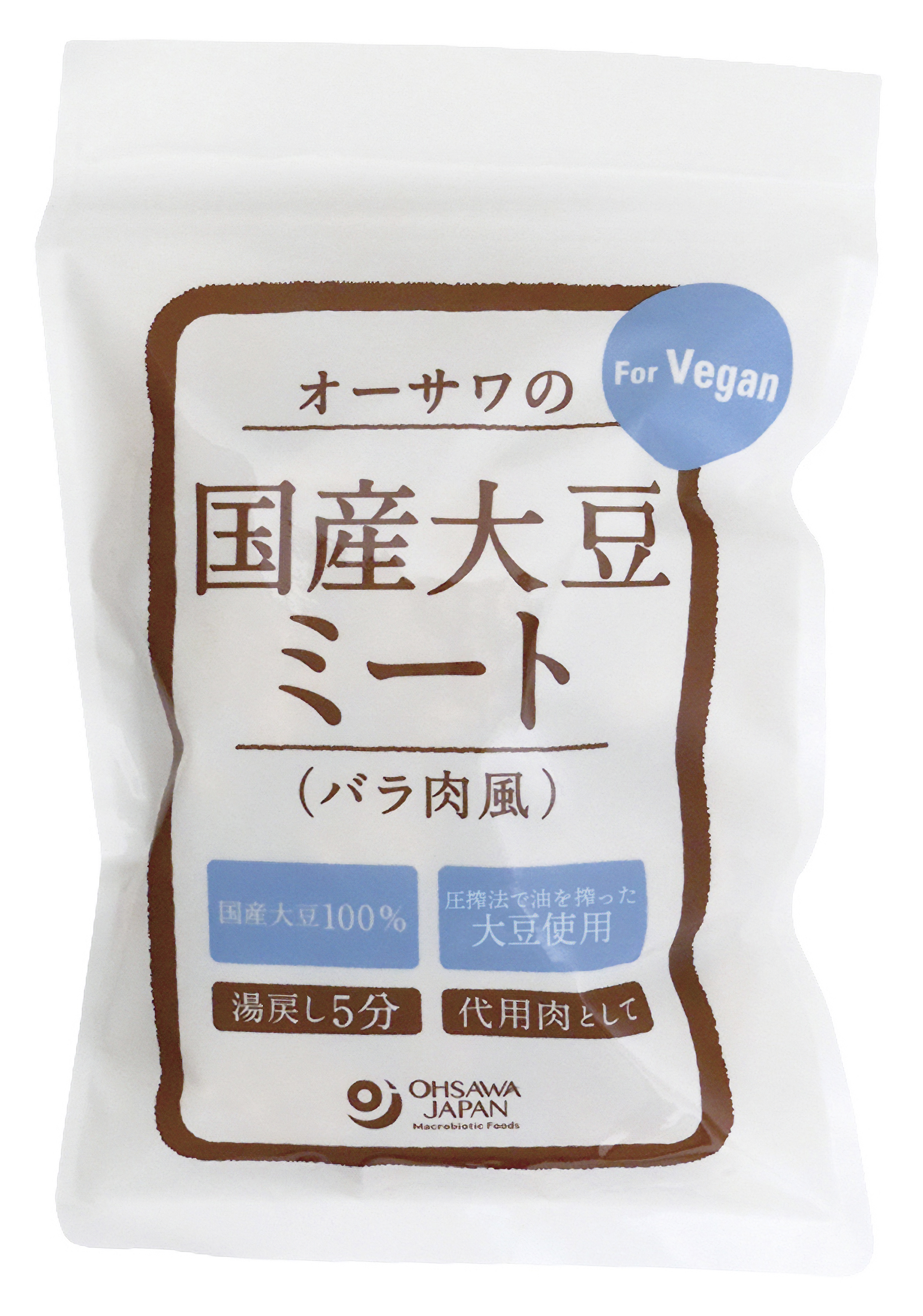 オーサワの国産大豆ミート(バラ肉風)