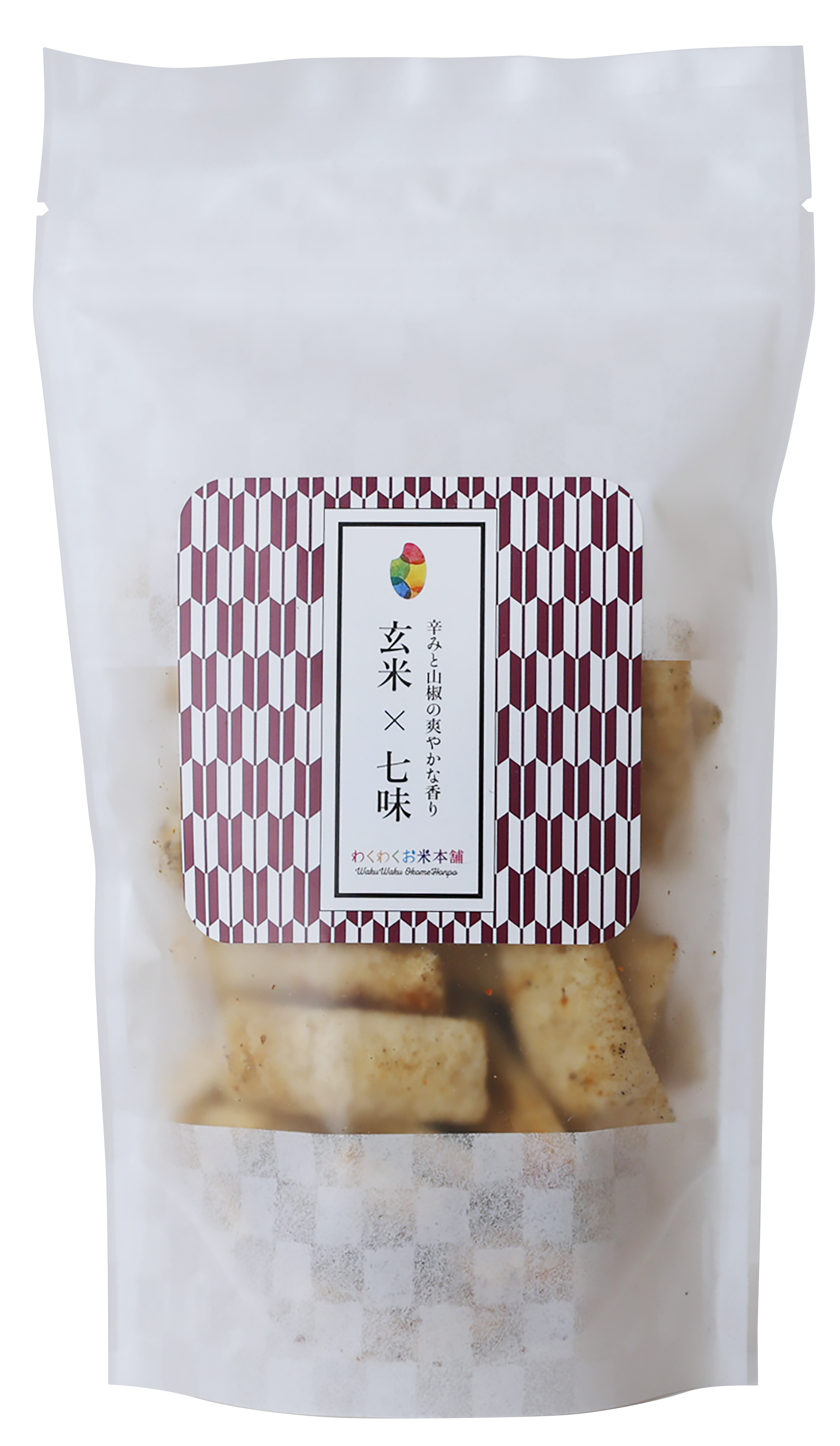 【1月10日新商品】玄米スナック（七味）