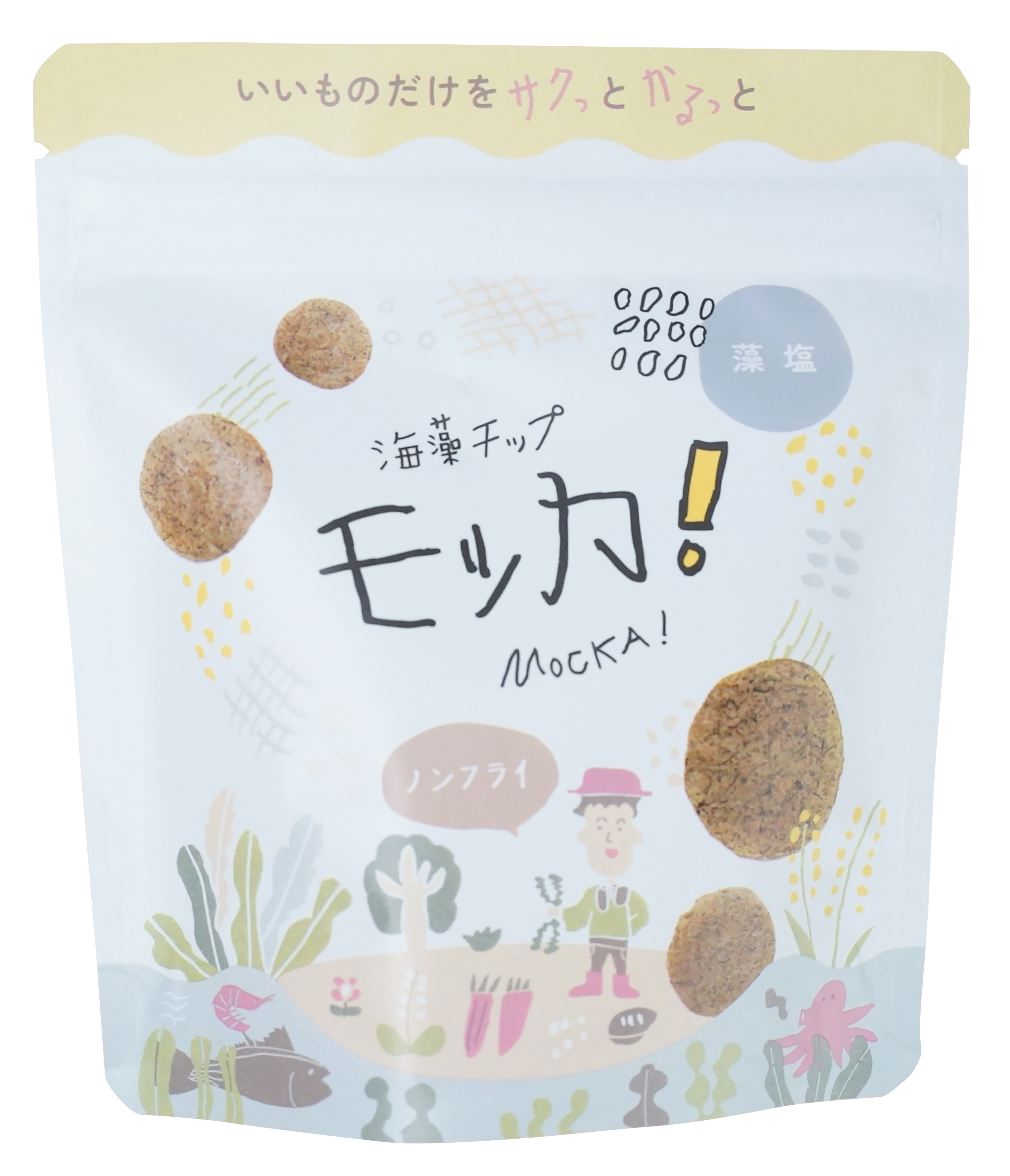 【2月1日新商品】海藻チップ モッカ！藻塩