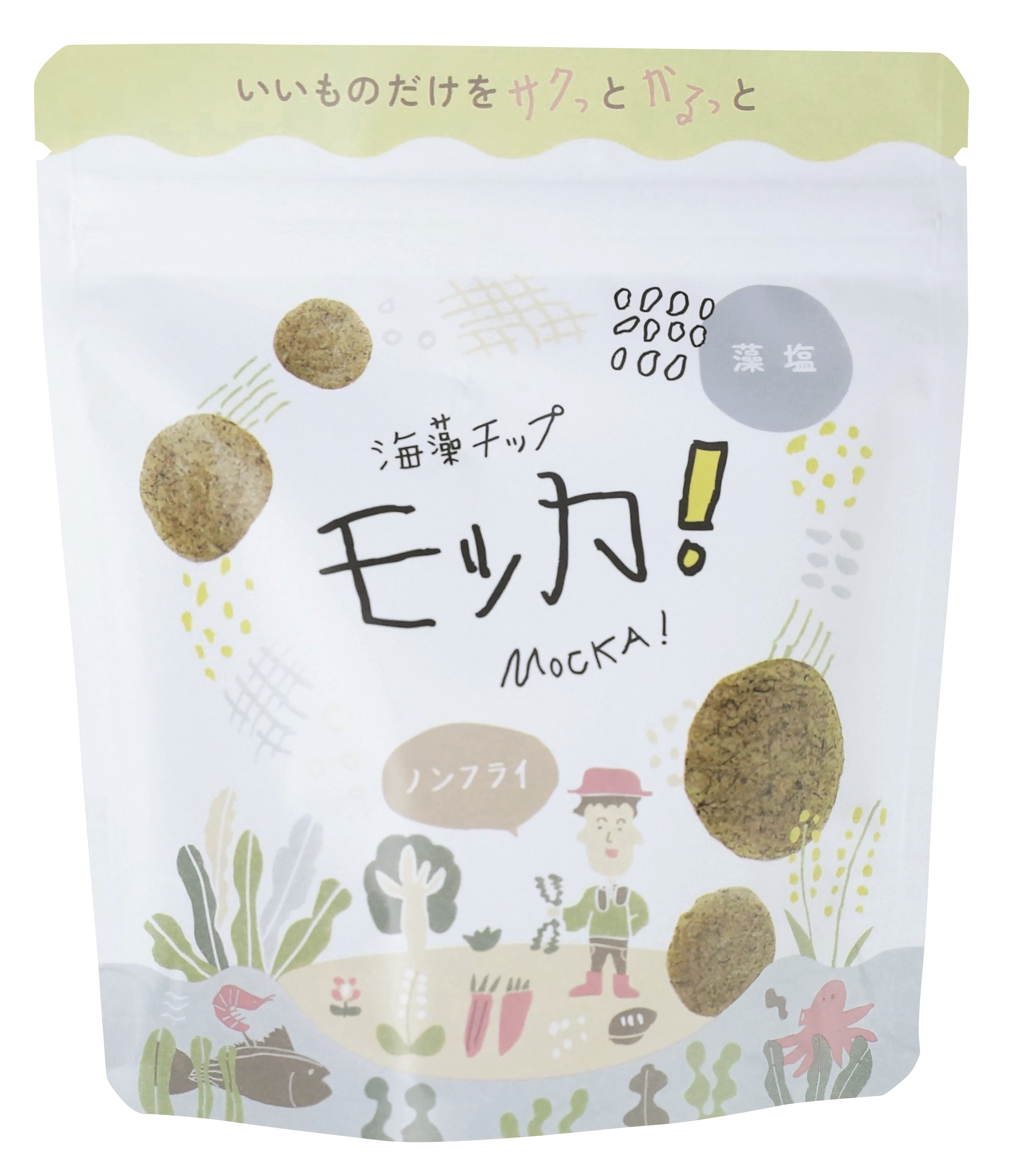 【2月1日新商品】海藻チップ モッカ!藻塩