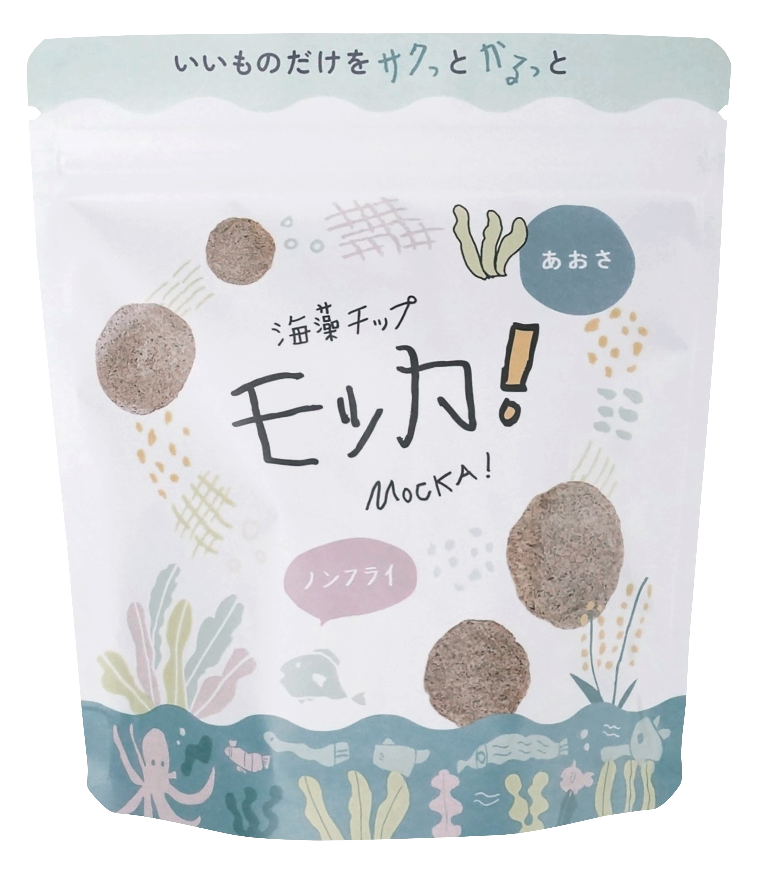 【2月1日新商品】海藻チップ モッカ!あおさ