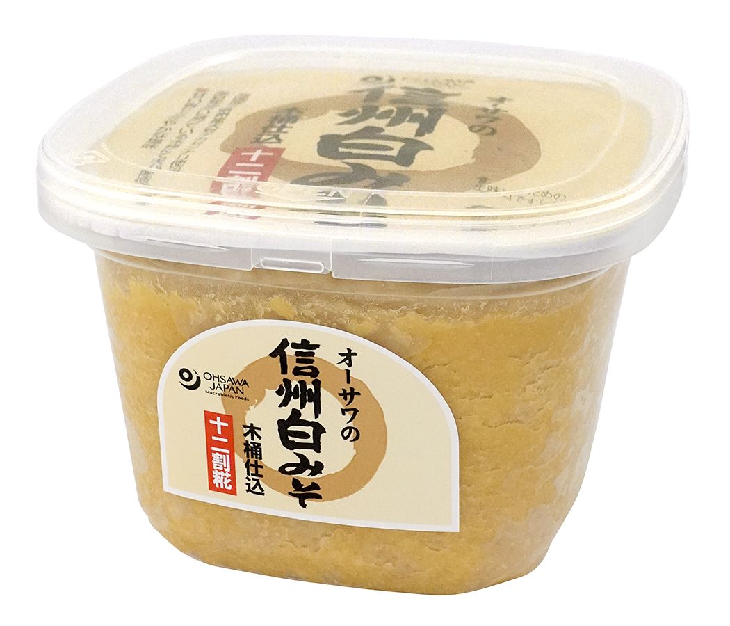 オーサワの信州白みそ(十二割糀木桶仕込み)