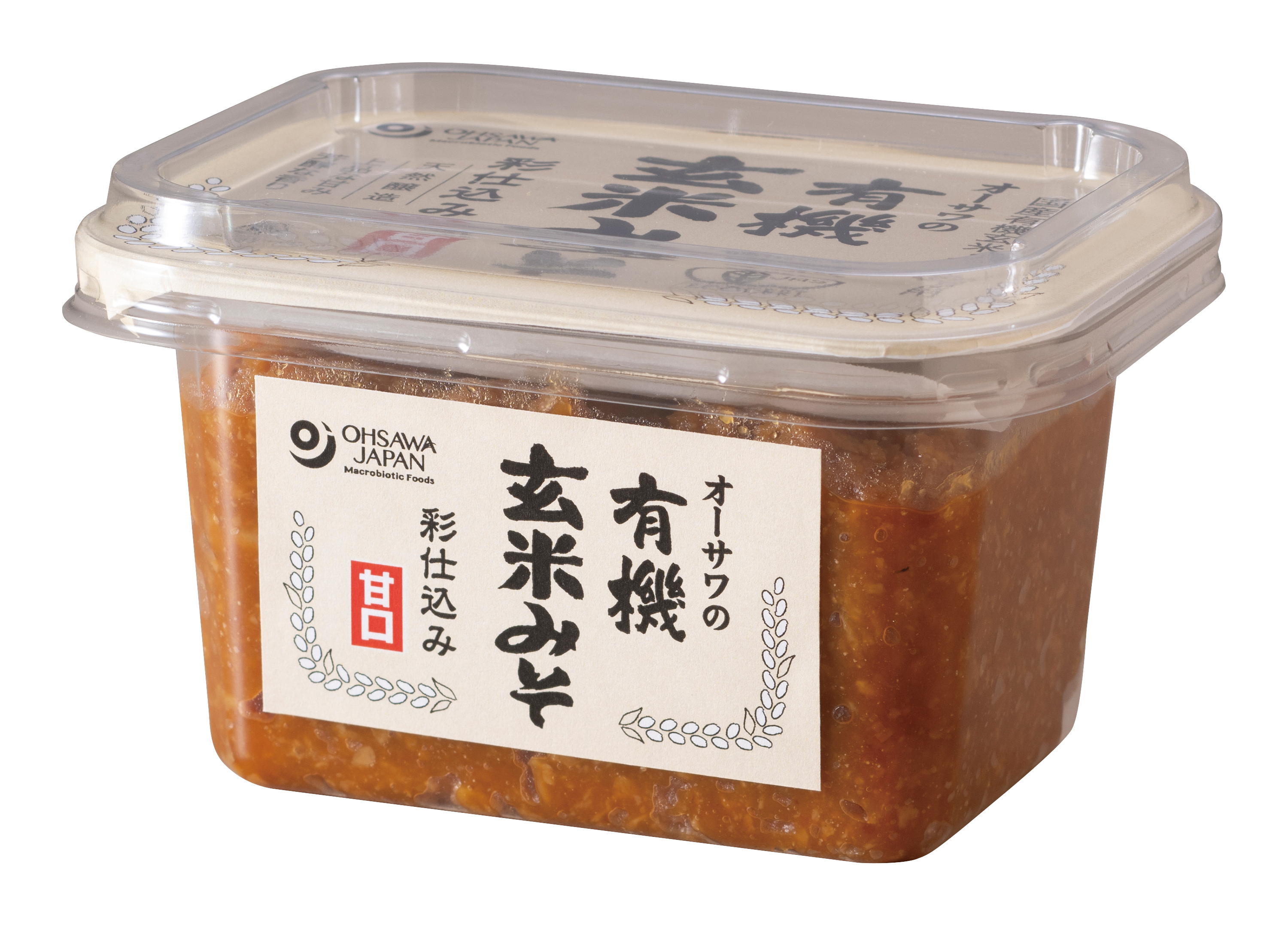 【10月1日新商品】オーサワの有機玄米みそ(甘口)彩仕込み