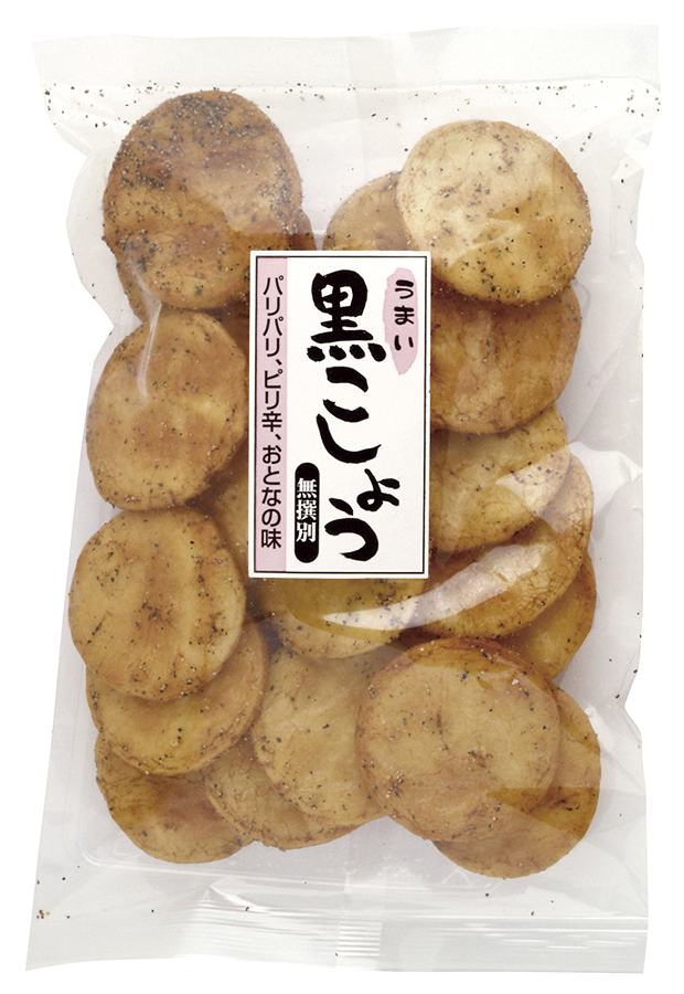 商品情報 001296 黒こしょうせんべい オーサワジャパン