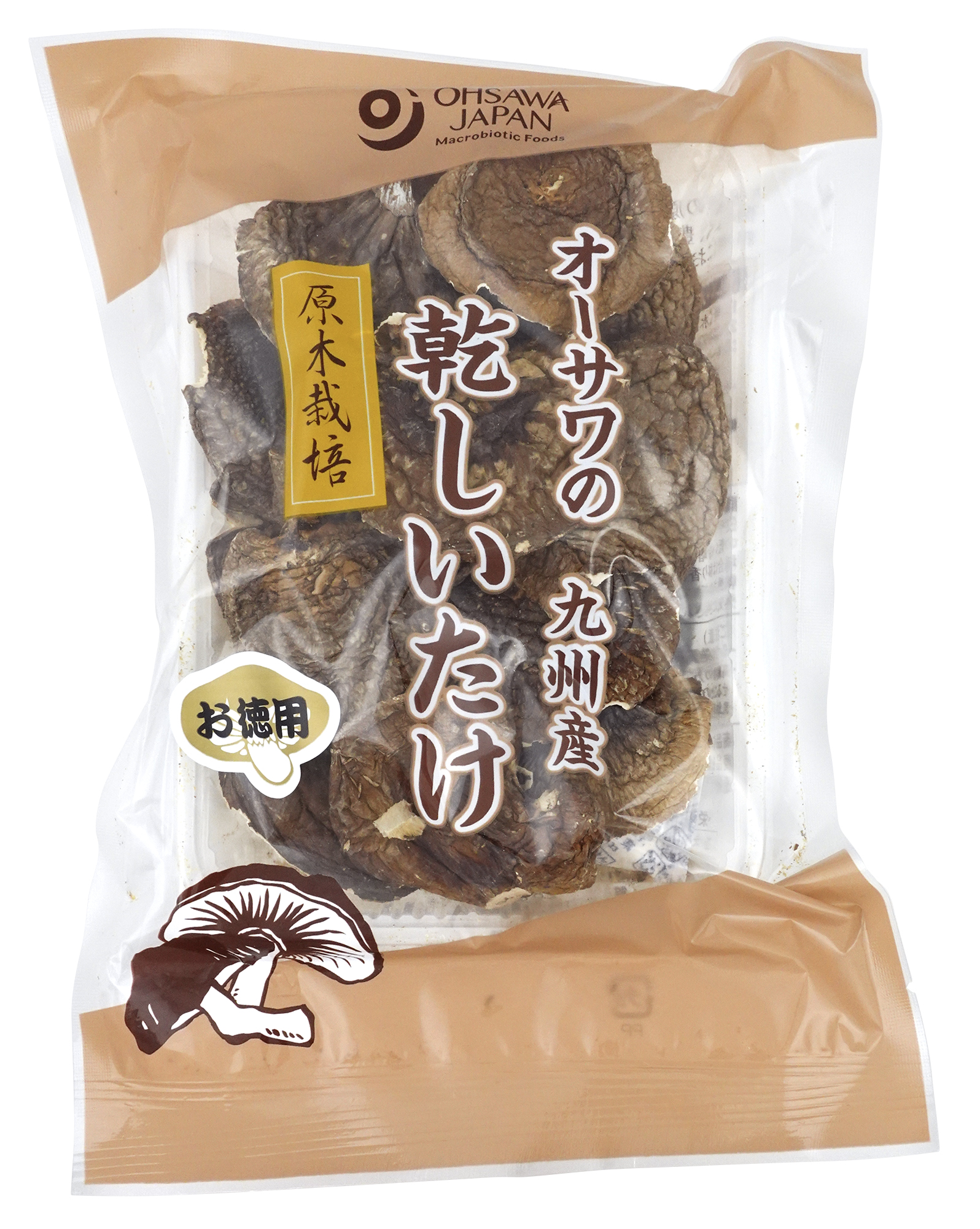 オーサワの九州産乾しいたけ(香信) お徳用