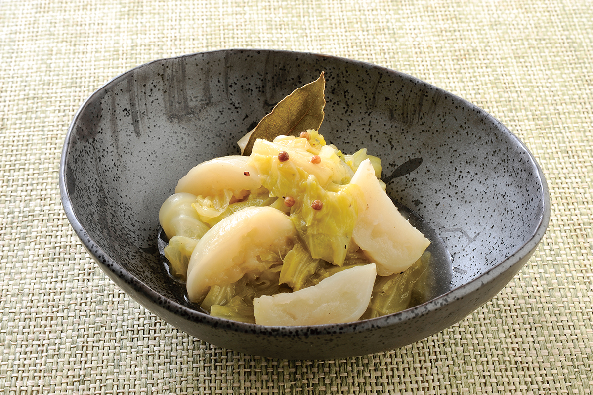 蕪とキャベツのやわらか煮(前菜)