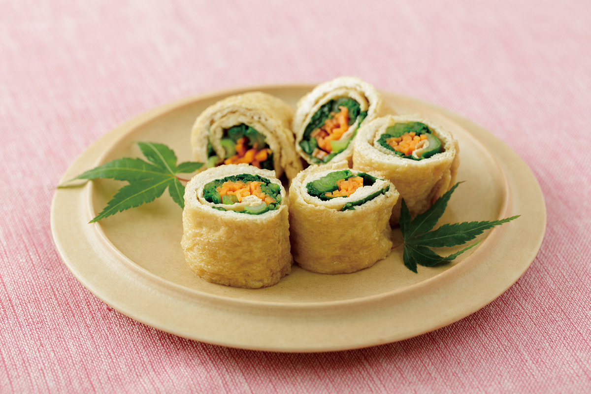 青菜の信田巻き