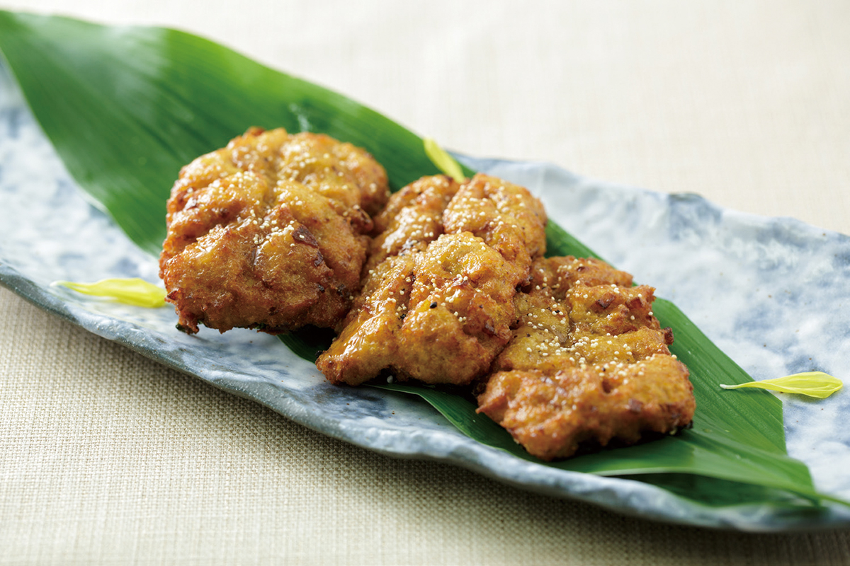 蓮根磯辺揚げ
