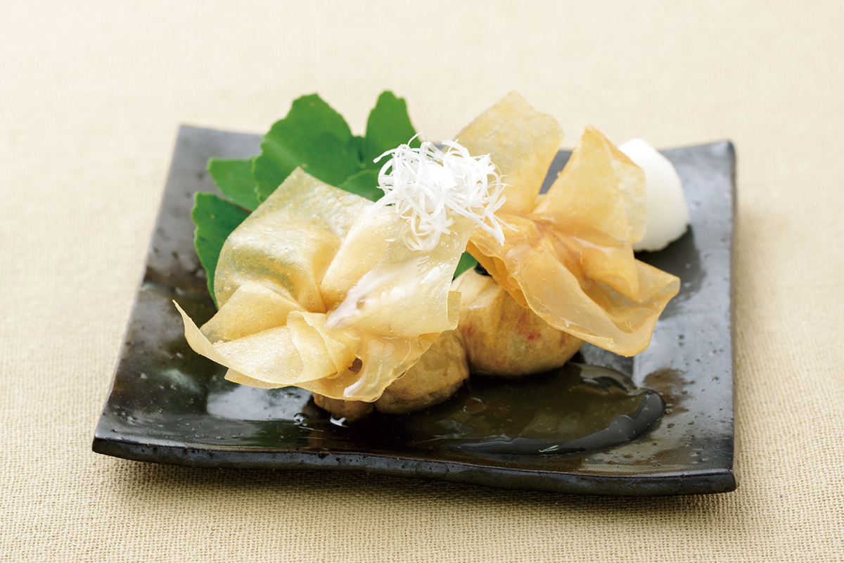 蓮根の包み揚げ