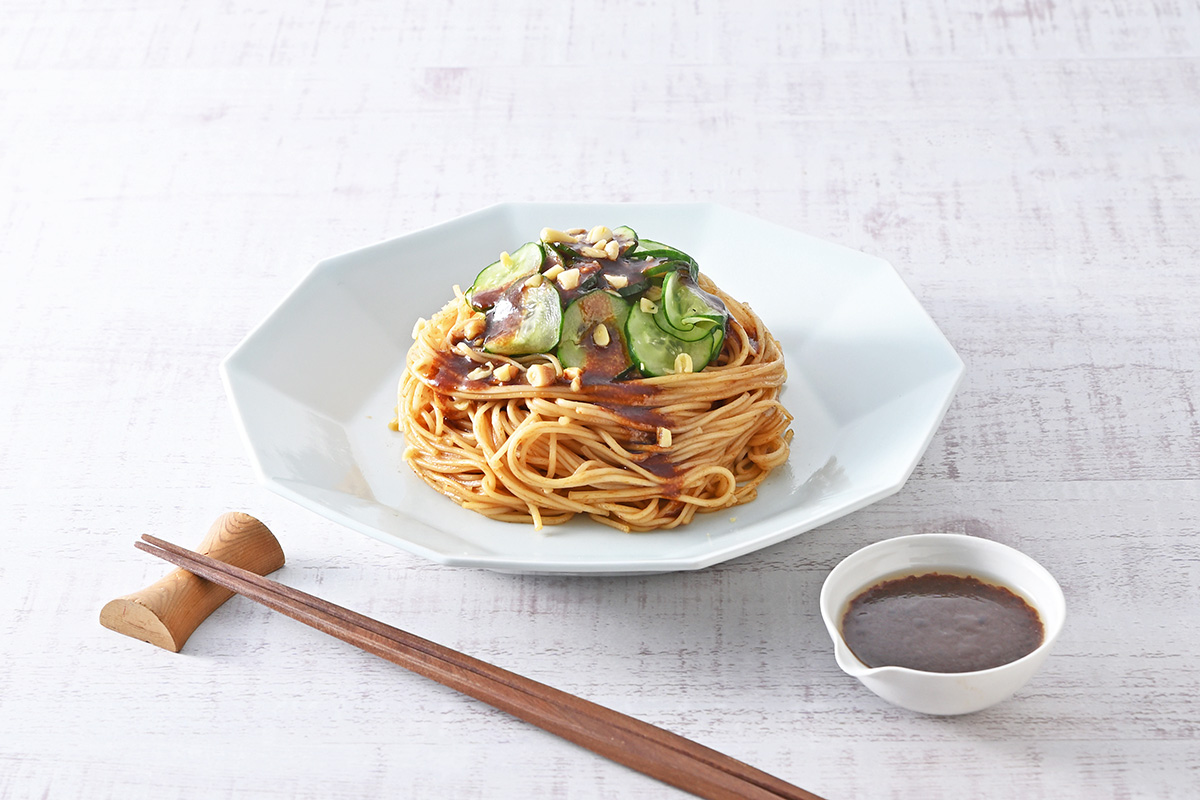 辛くないビビンそうめん（韓国風まぜ麺）