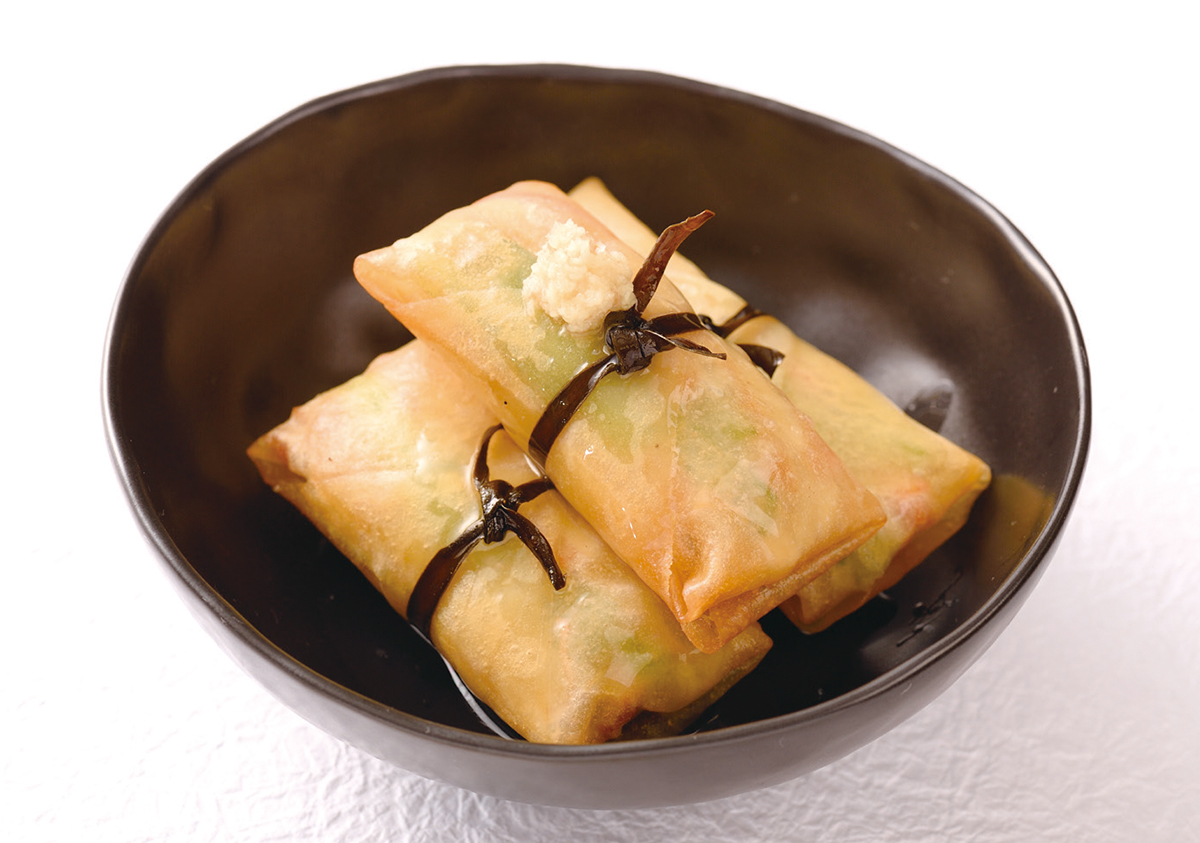 湯葉の包み揚げ