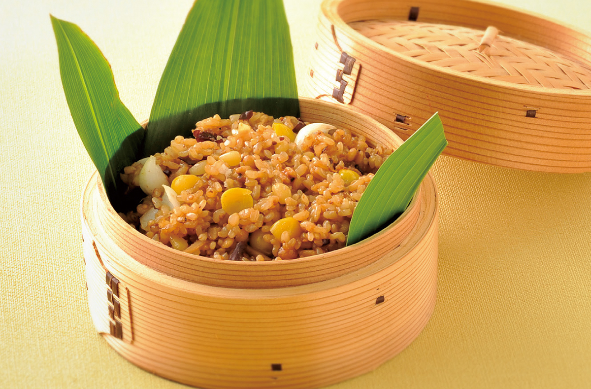 なつめ入り玄米おこわ