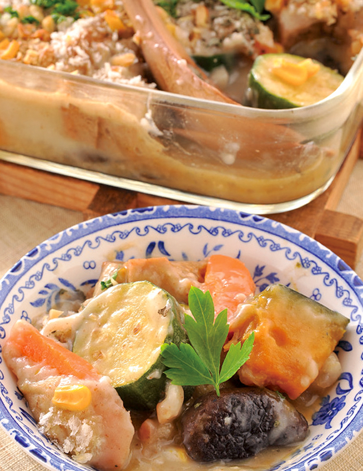 夏野菜のグラタン