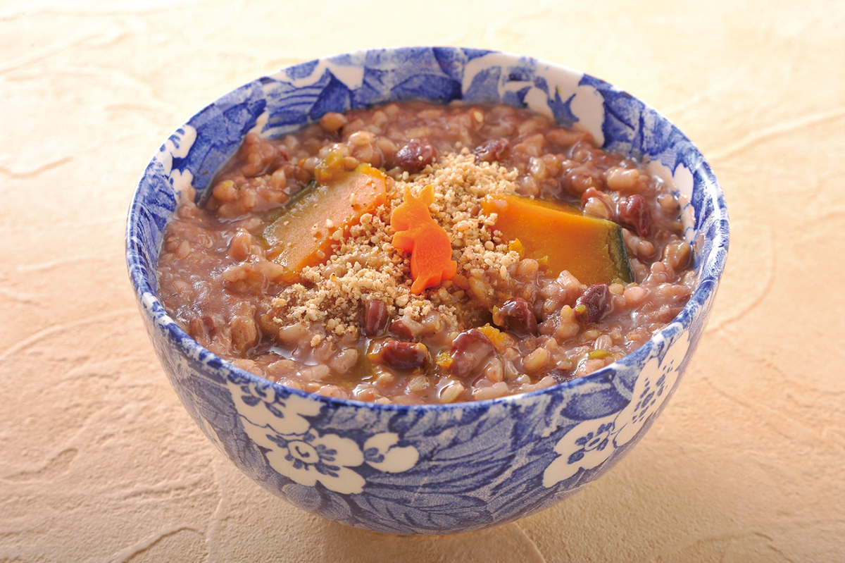 小豆のお粥 南瓜入り（ありがとう）