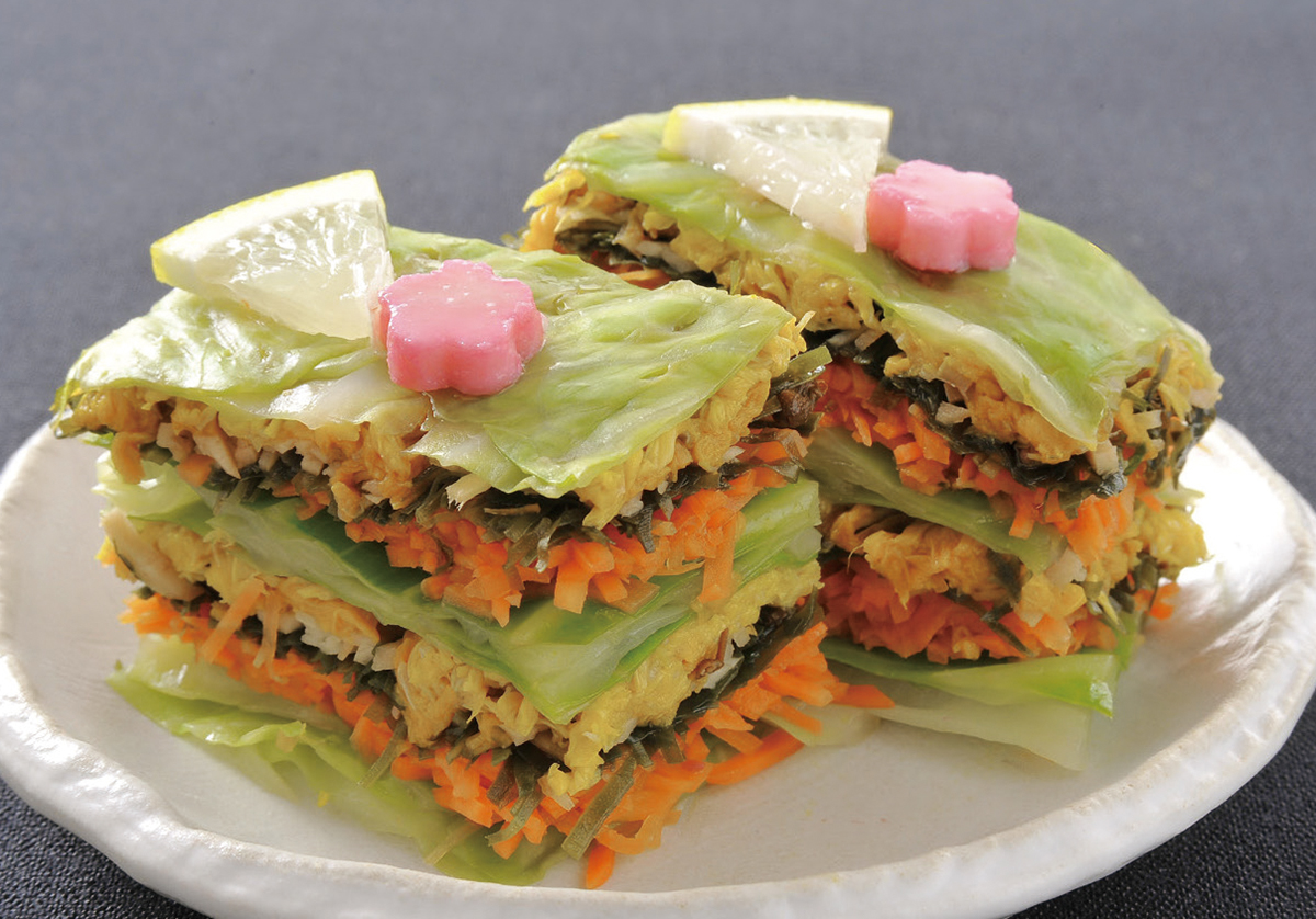 キャベツの博多押し漬け