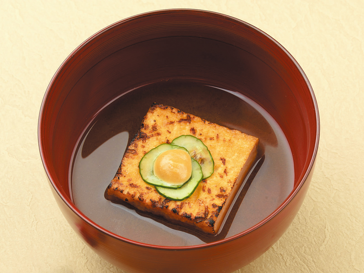 焼き厚揚げのみそ汁