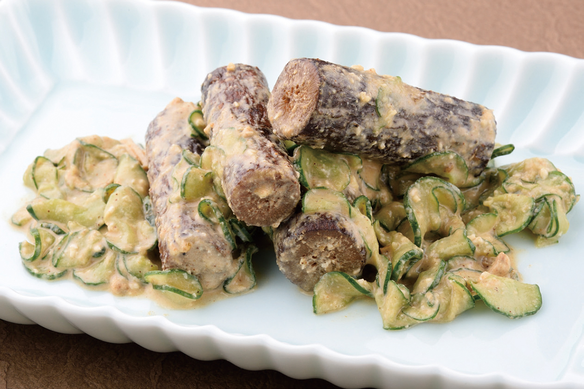 ごぼうの丸煮 きゅうり和え