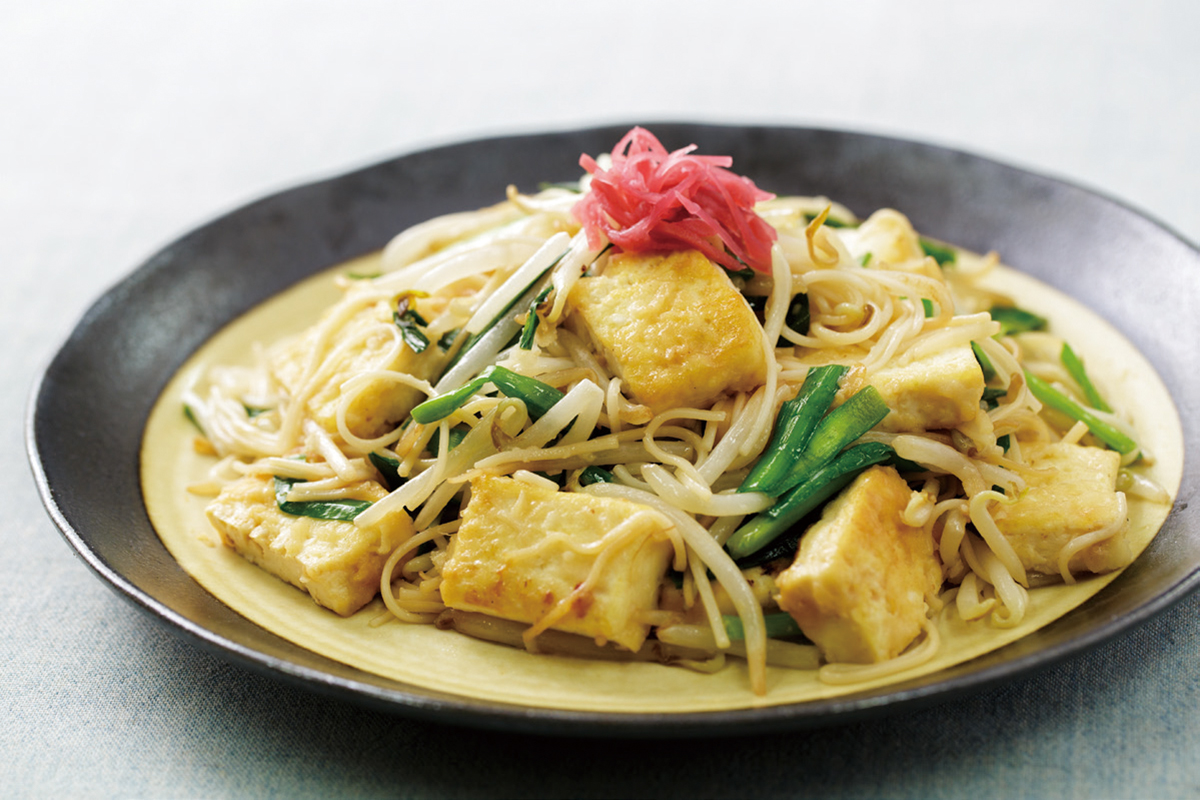 ニラともやしのチャンプルー