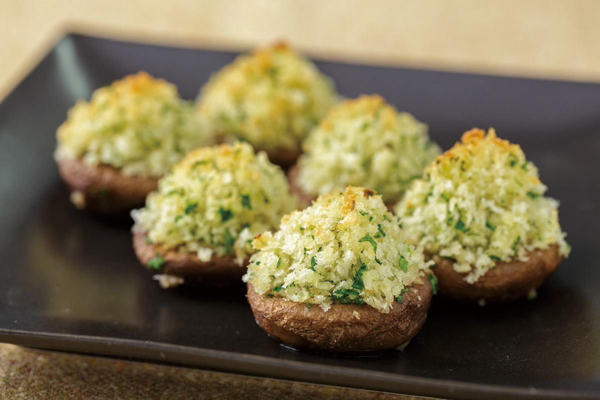 椎茸のパン粉焼き