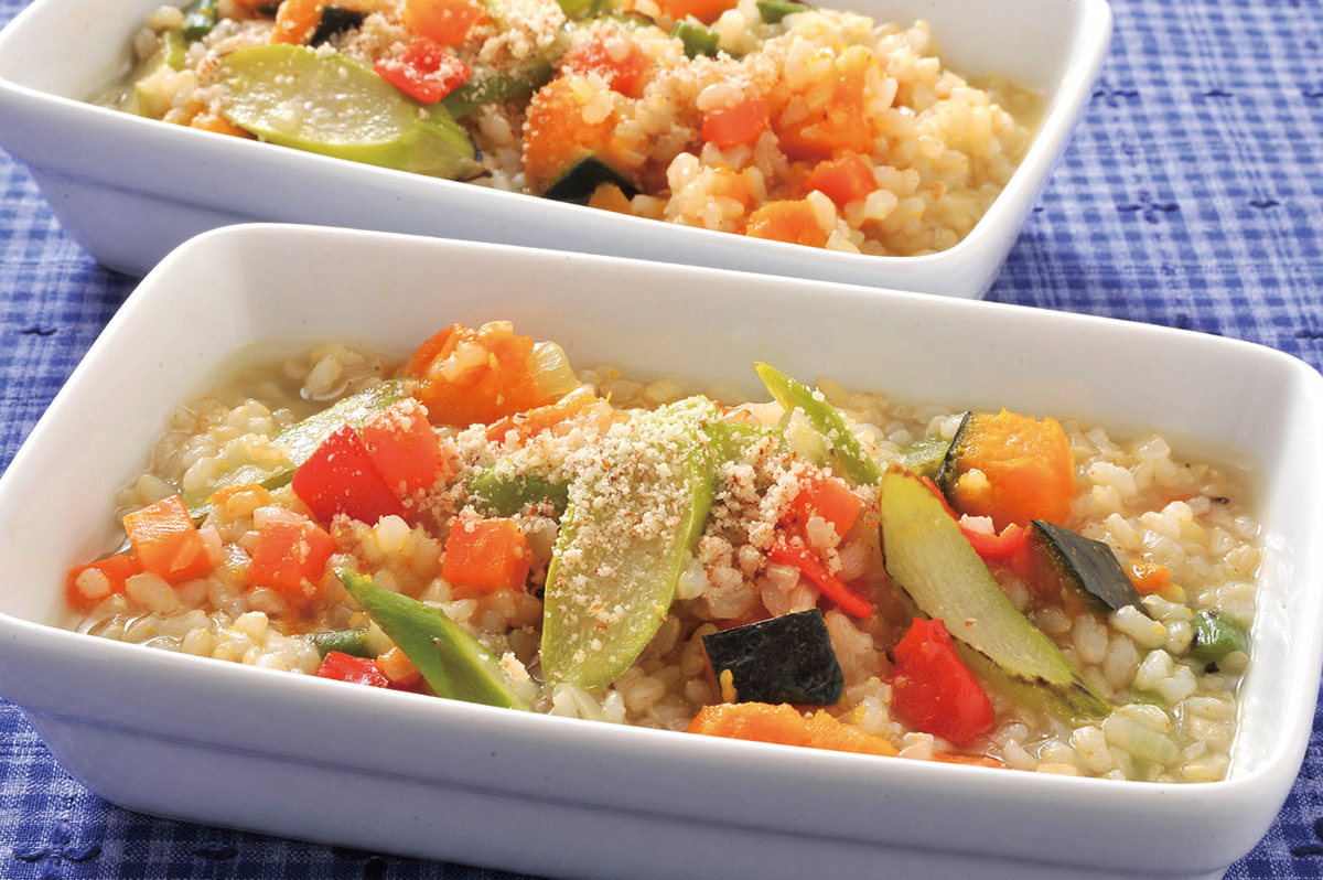 春野菜のリゾット