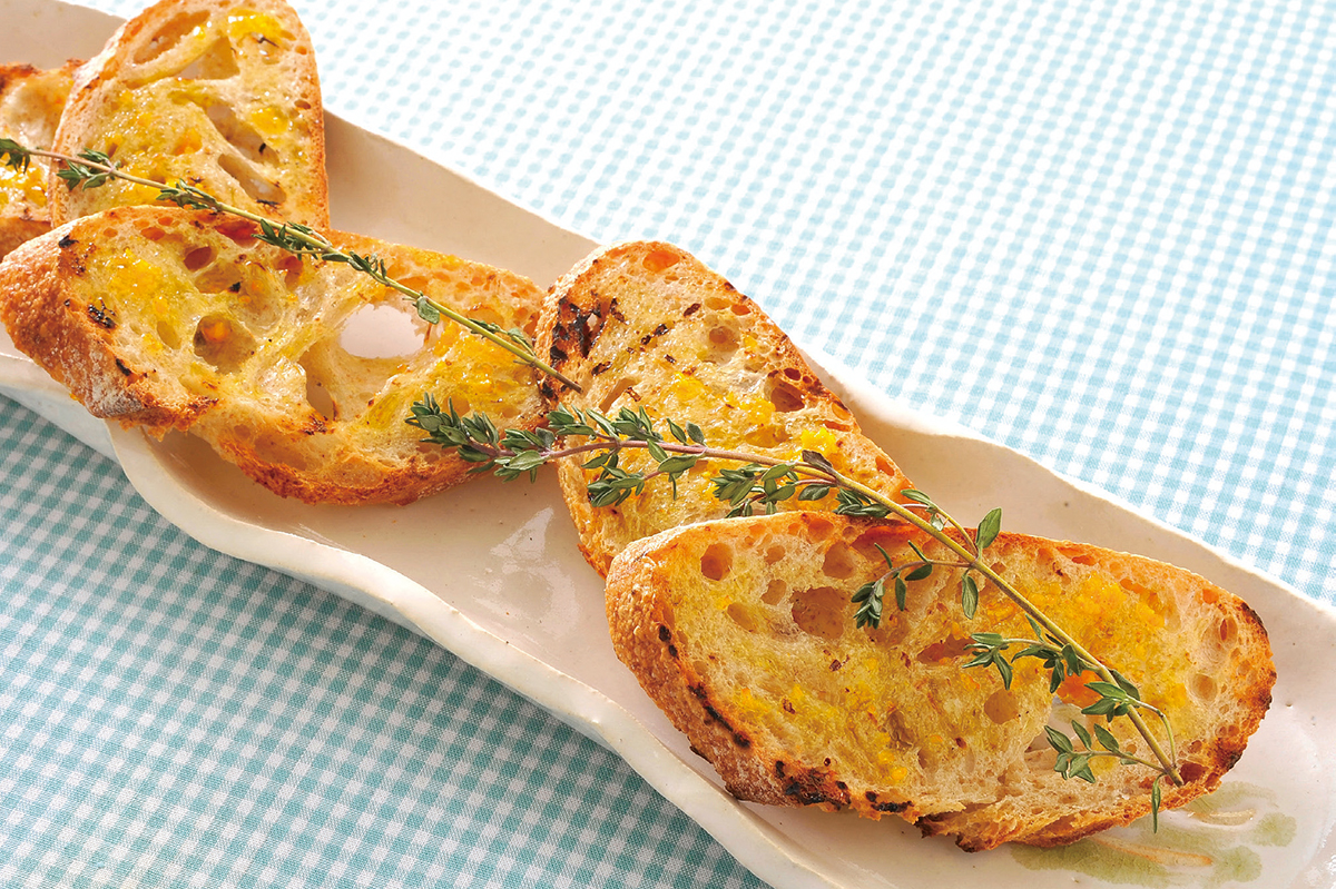 ブルスケッタオレンジ風味