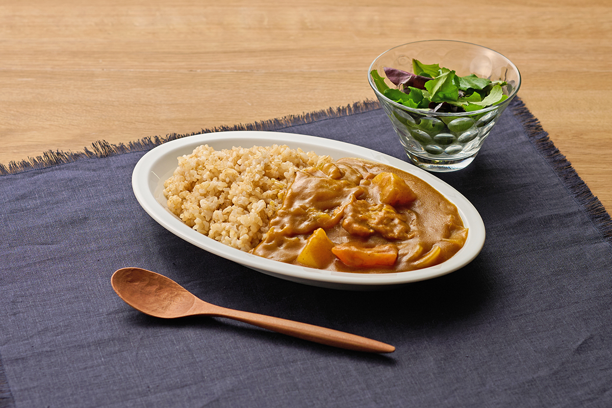 オーサワ スパイス香るカレールウで　カレーライス