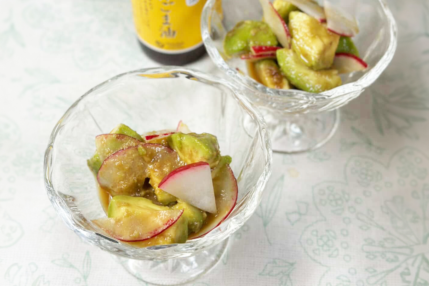 アボカドのわさび醬油和え
