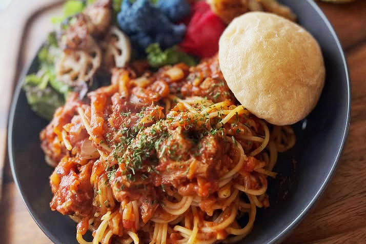 大豆ミートのトマト煮