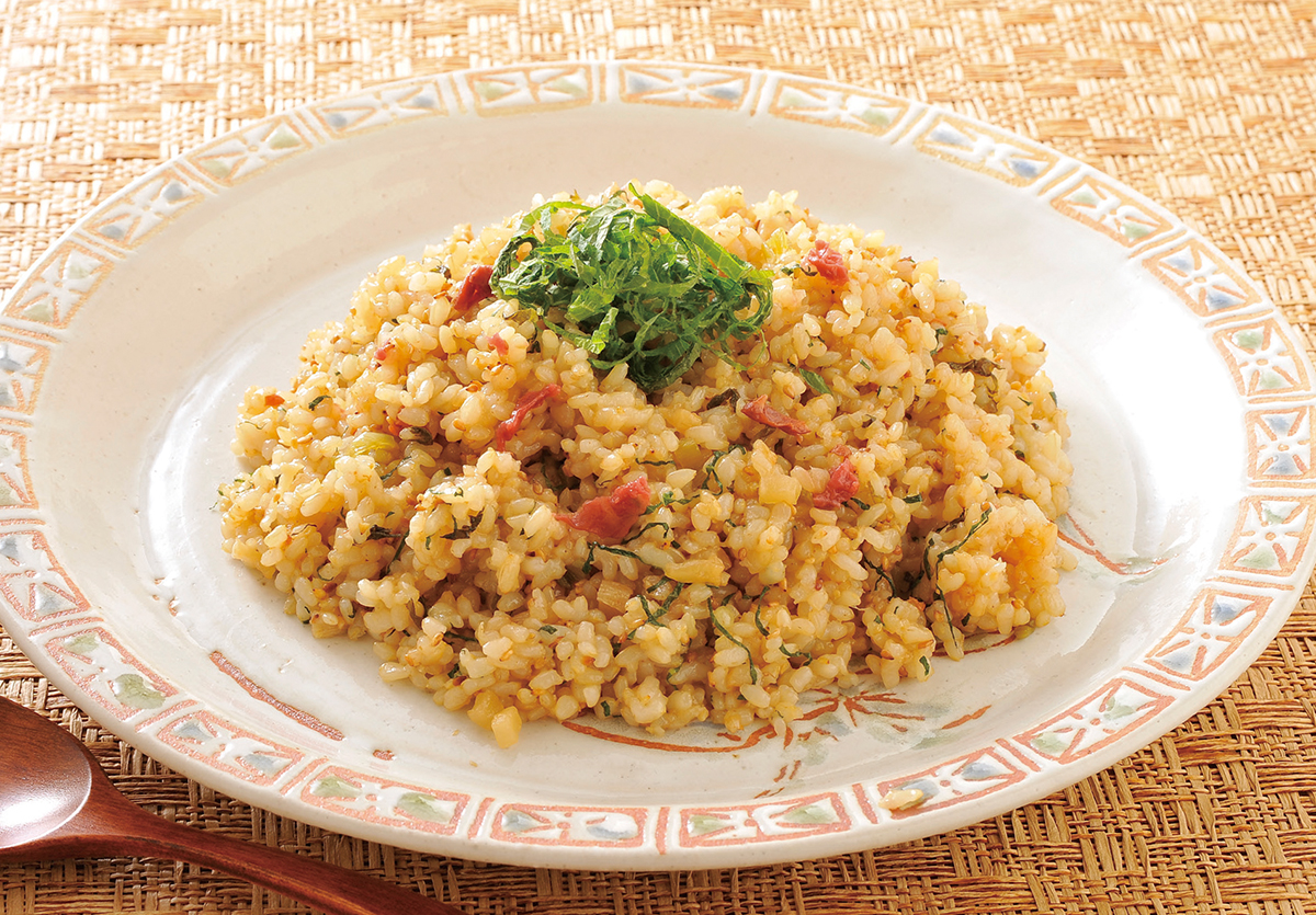 梅しそ漬けものチャーハン