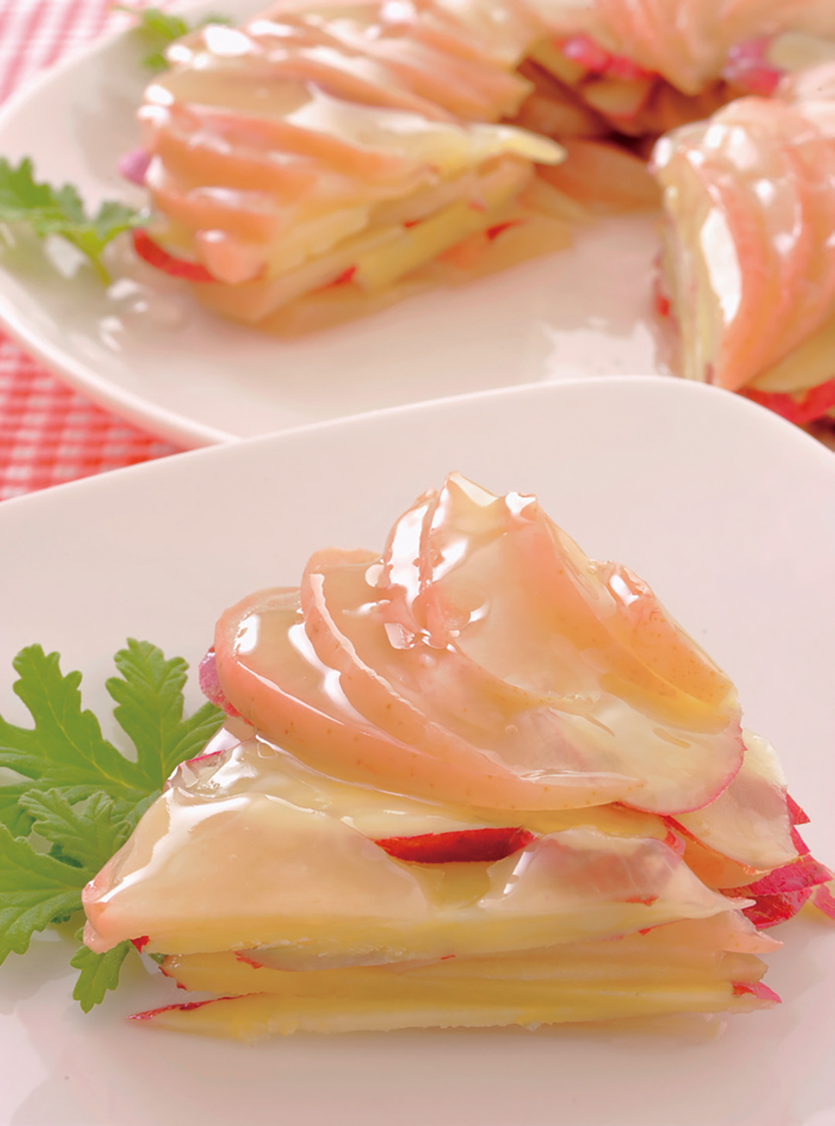 りんごとさつま芋のミルフィーユ