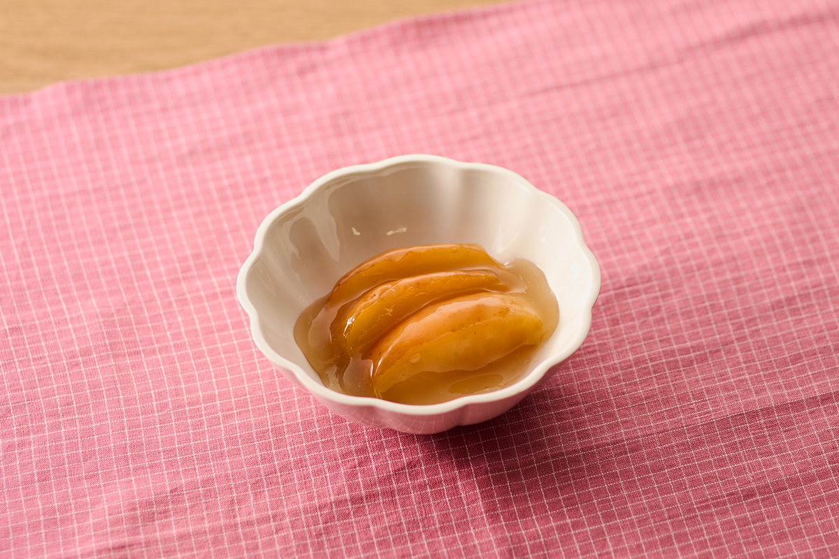 りんごの葛煮
