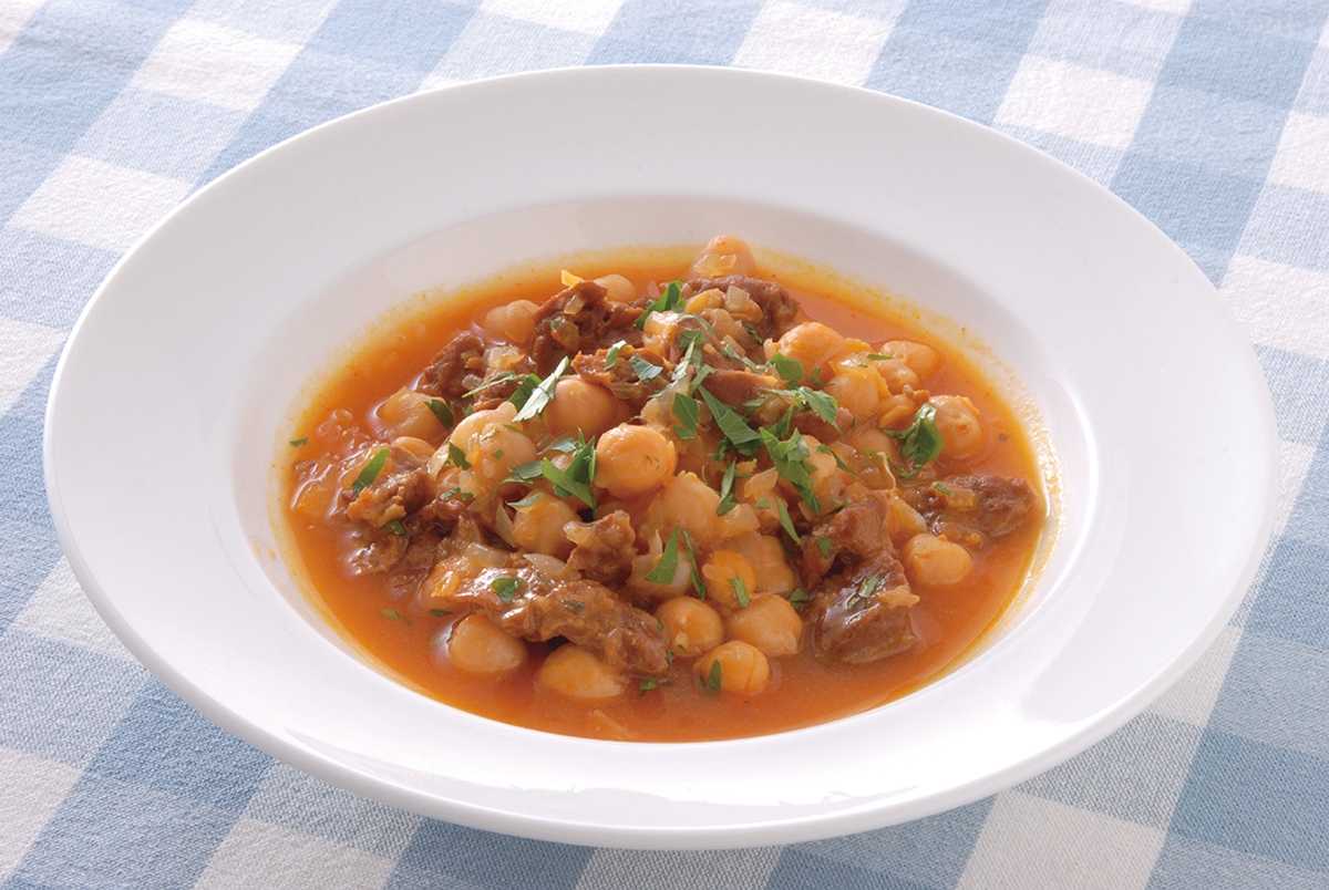 セイタンとひよこ豆のチリコンカン