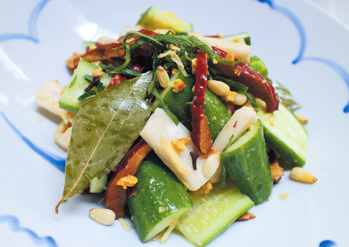 なつめとキューリの薬膳漬け