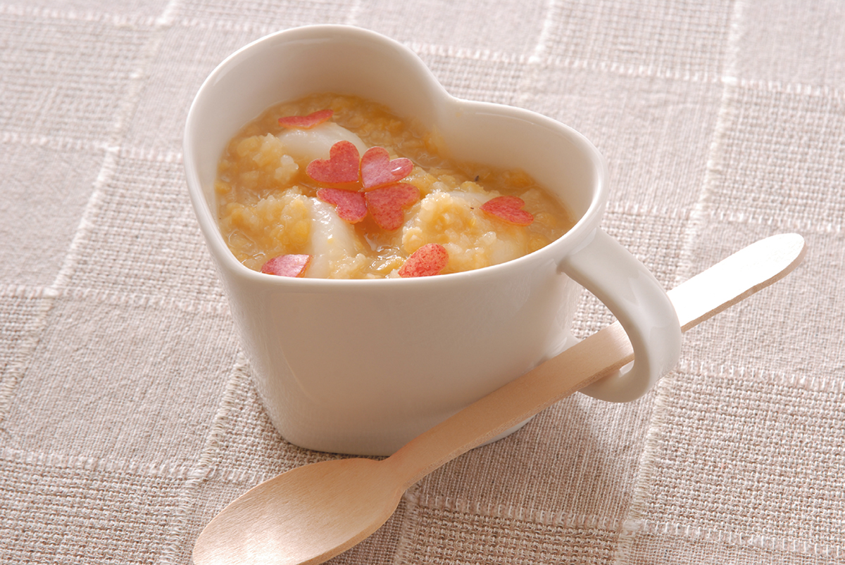 レンズ豆のお汁粉