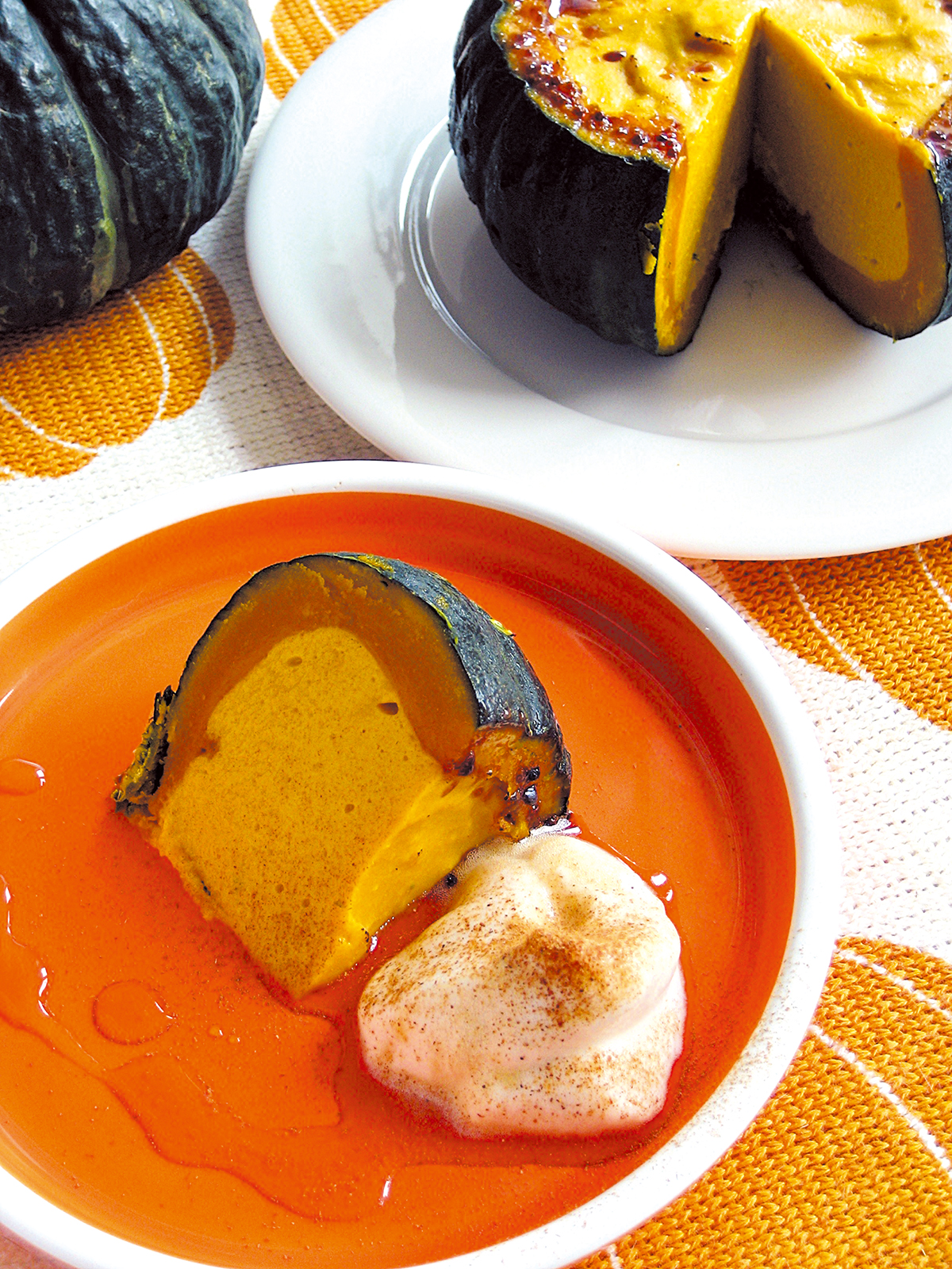 かぼちゃの丸ごとココナッツプリン