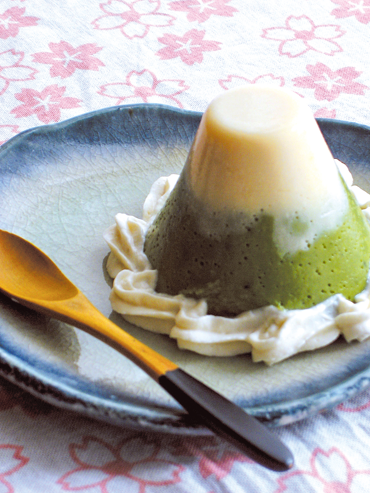 富士山の甘酒ムース