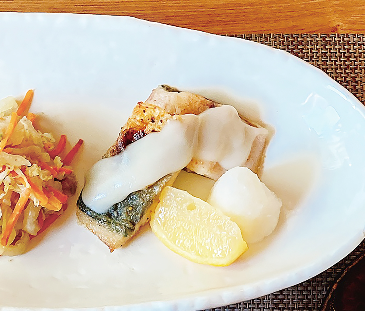 鯵ムニエル