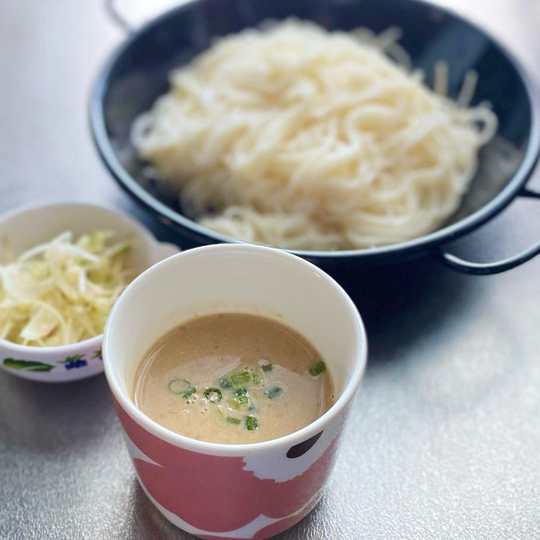 ひしお味噌のごまだれそうめん