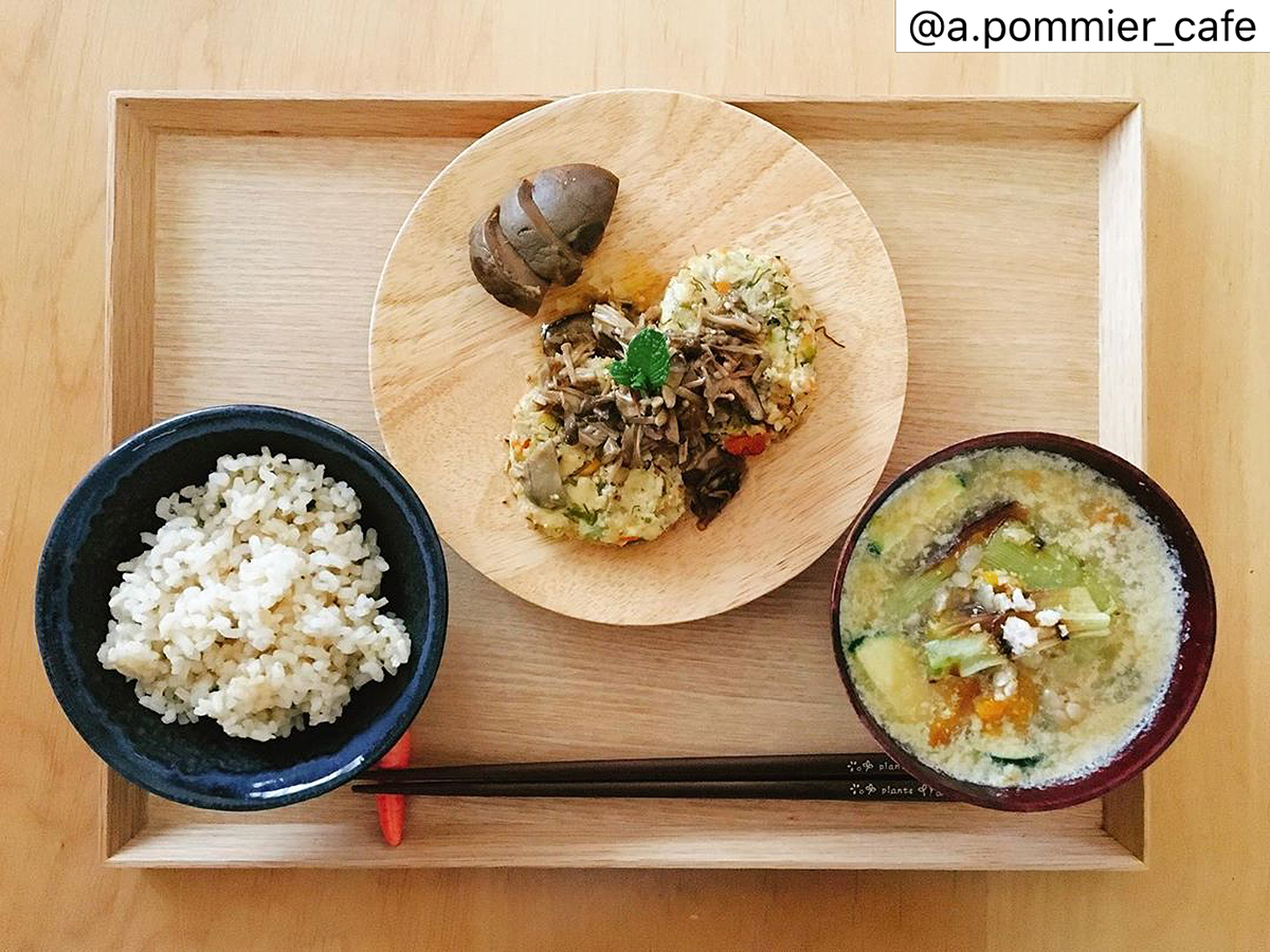 きのこあんかけ豆腐ハンバーグ